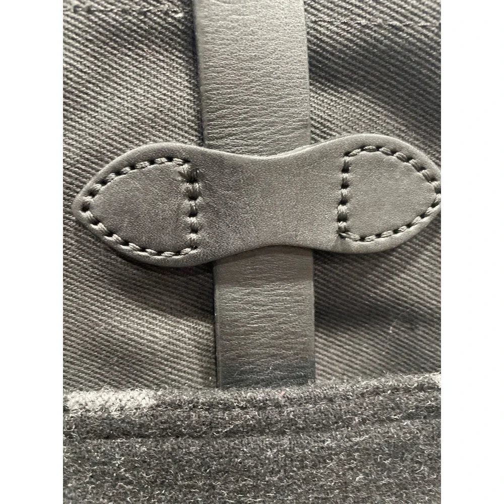 Filson Leather waxed canvas Wool Tote